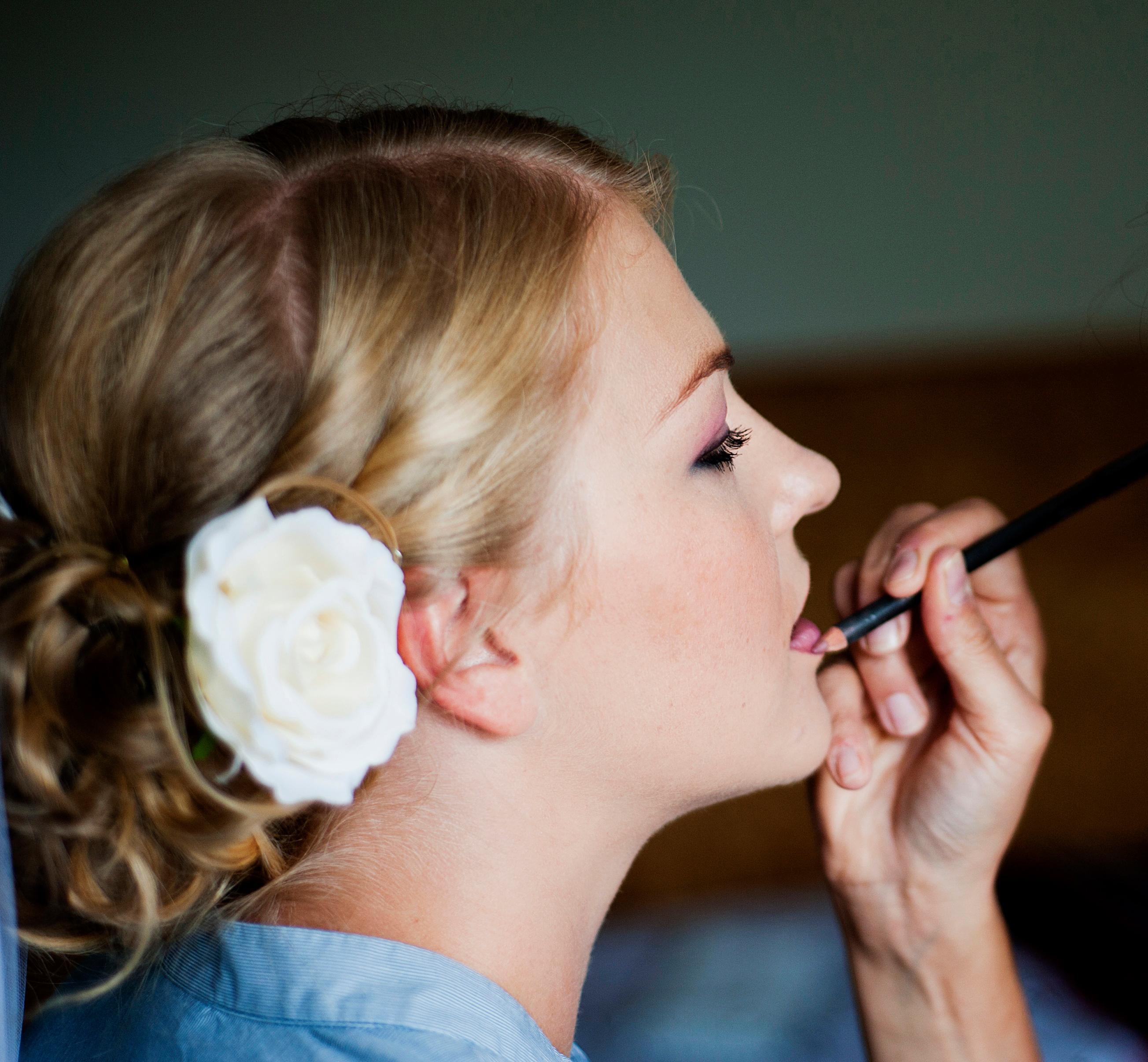 Wedding preparation and makeup at Lumora Belle Beauty, Loughborough